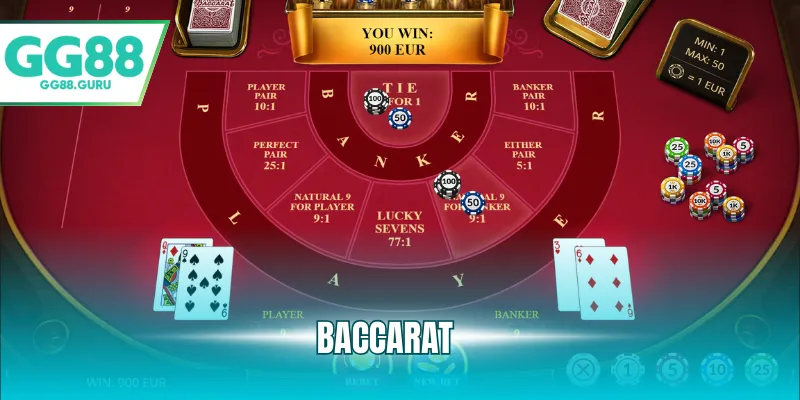 Baccarat – Trò Chơi Casino Kinh Điển Được Yêu Thích Nhất Tại GG88 3 baccarat
